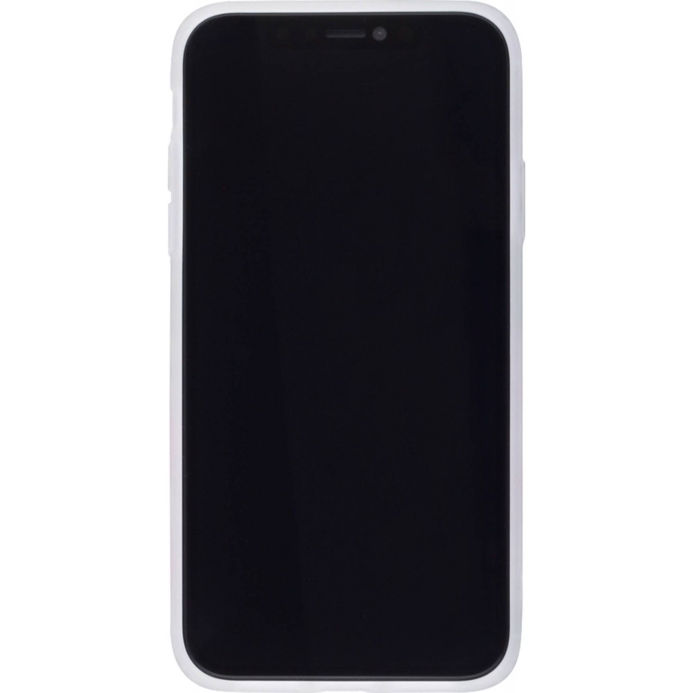 Coque iPhone 11 - Jungle Orchidée - Brun