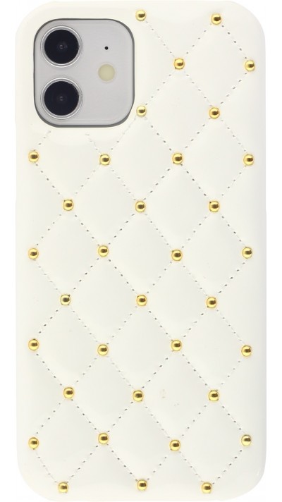 Coque iPhone 11 - Luxury Matelassé - Blanc