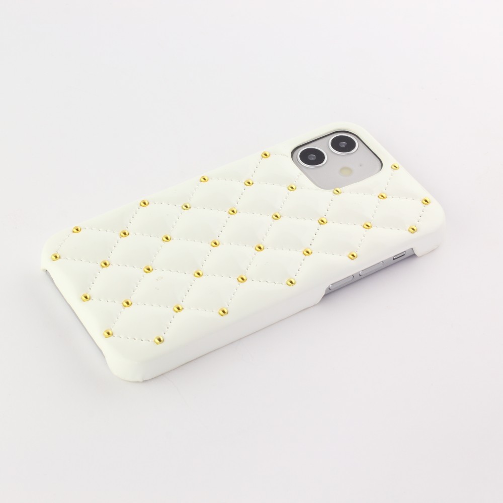 Coque iPhone 11 - Luxury Matelassé - Blanc