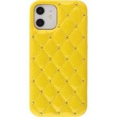 Coque iPhone 11 - Luxury Matelassé jaune