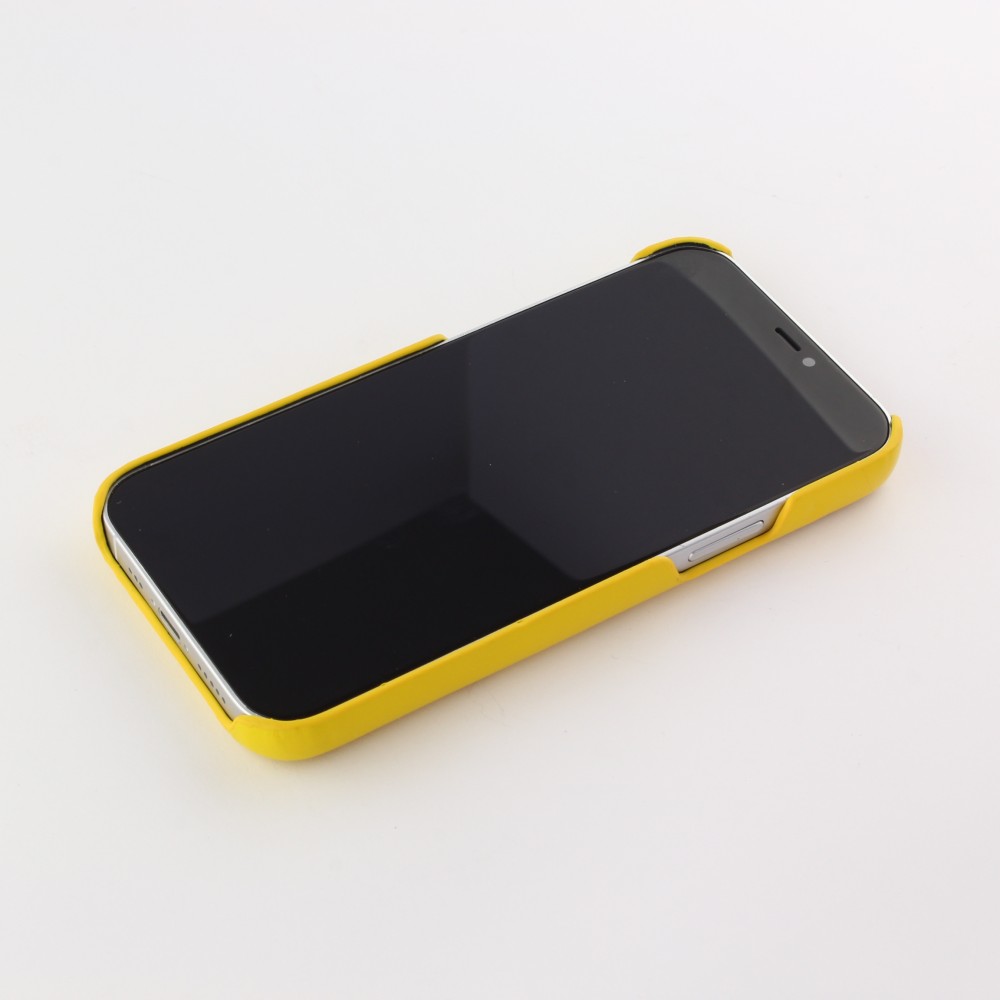 Coque iPhone 12 / 12 Pro - Luxury Matelassé jaune
