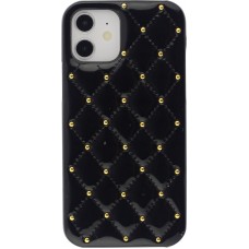 Hülle iPhone 12 / 12 Pro - Luxury gewölbt - Schwarz