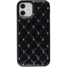 Coque iPhone 11 - Luxury Matelassé - Noir