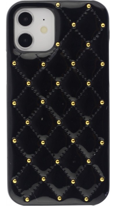 Coque iPhone 11 - Luxury Matelassé - Noir