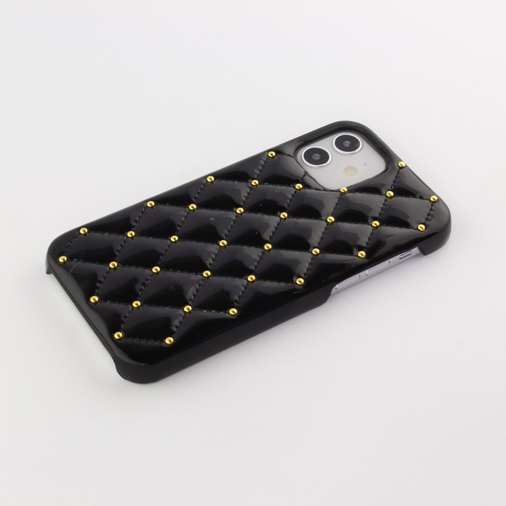 Hülle iPhone 12 / 12 Pro - Luxury gewölbt - Schwarz