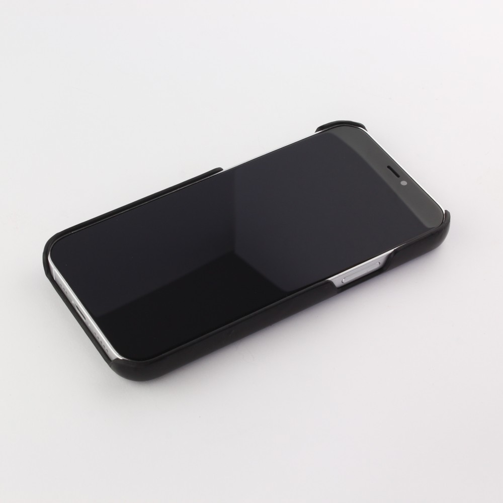Hülle iPhone 12 / 12 Pro - Luxury gewölbt - Schwarz