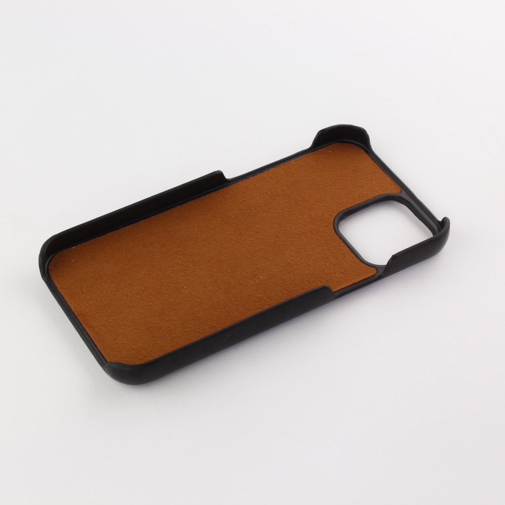 Hülle iPhone 12 / 12 Pro - Luxury gewölbt - Schwarz