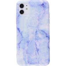 Coque iPhone 11 - Marble  - Bleu