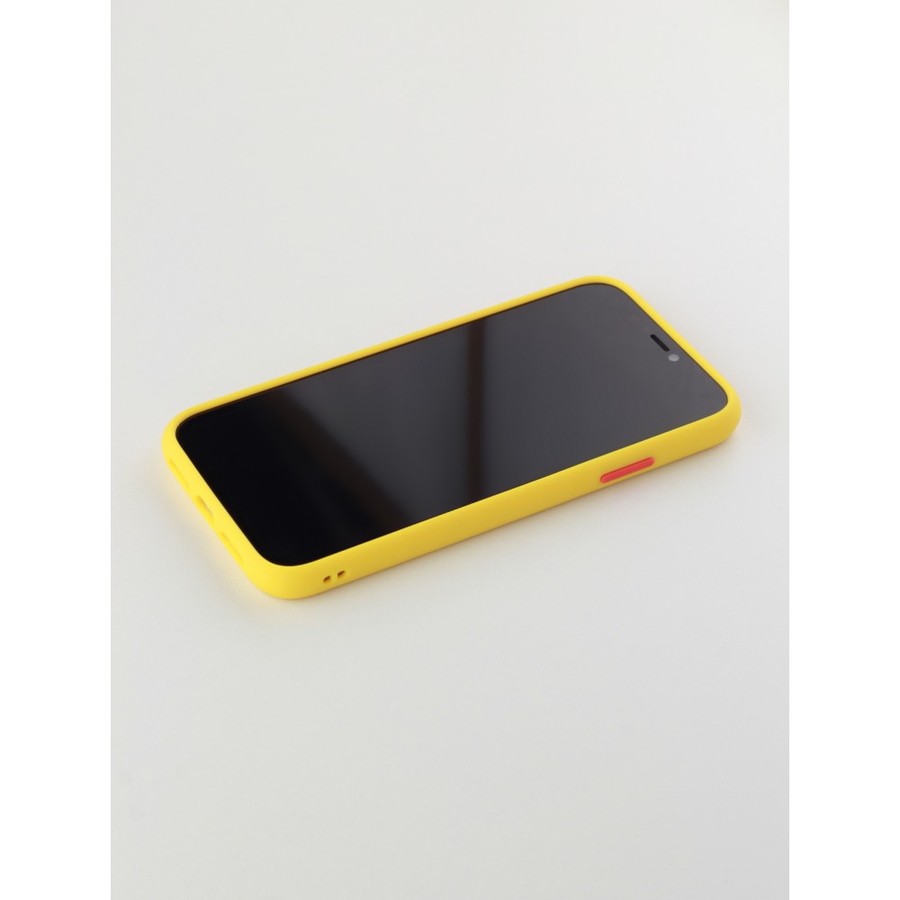 Hülle iPhone 11 - Matte - Gelb