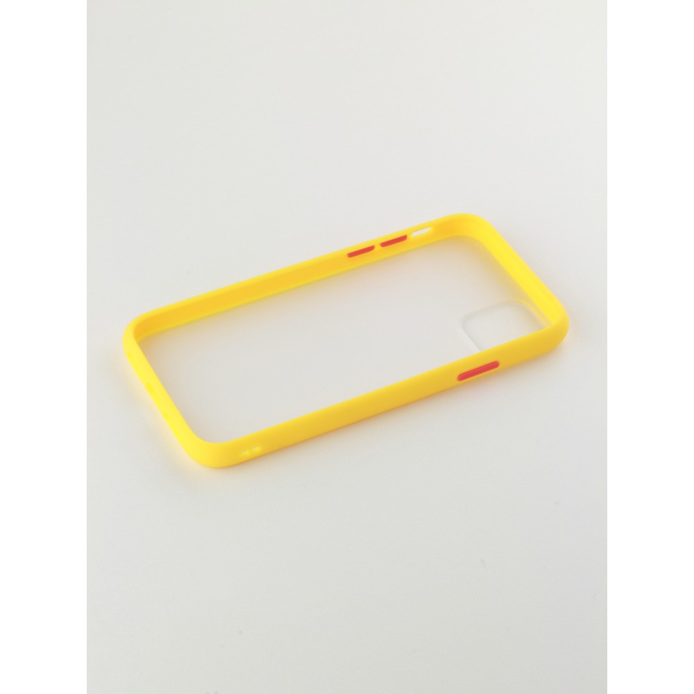 Hülle iPhone 11 - Matte - Gelb