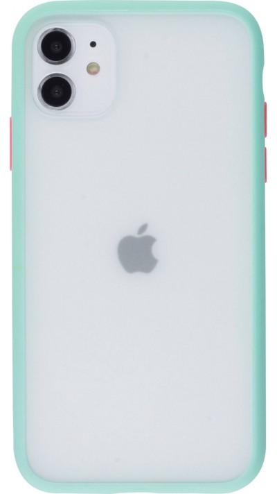 Hülle iPhone 11 - Matte - Türkis