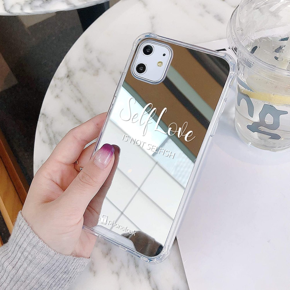 Coque iPhone Xs Max - Miroir Self Love