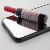Coque iPhone 11 - Miroir bords en silicone noirs