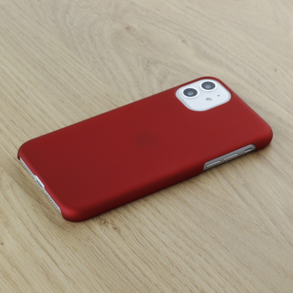 Hülle iPhone 11 - Plastic Mat - Bordeau