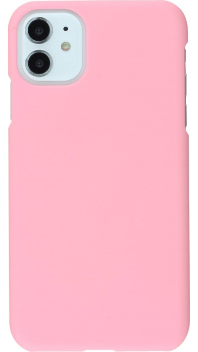 Coque iPhone 11 - Plastic Mat - Rose
