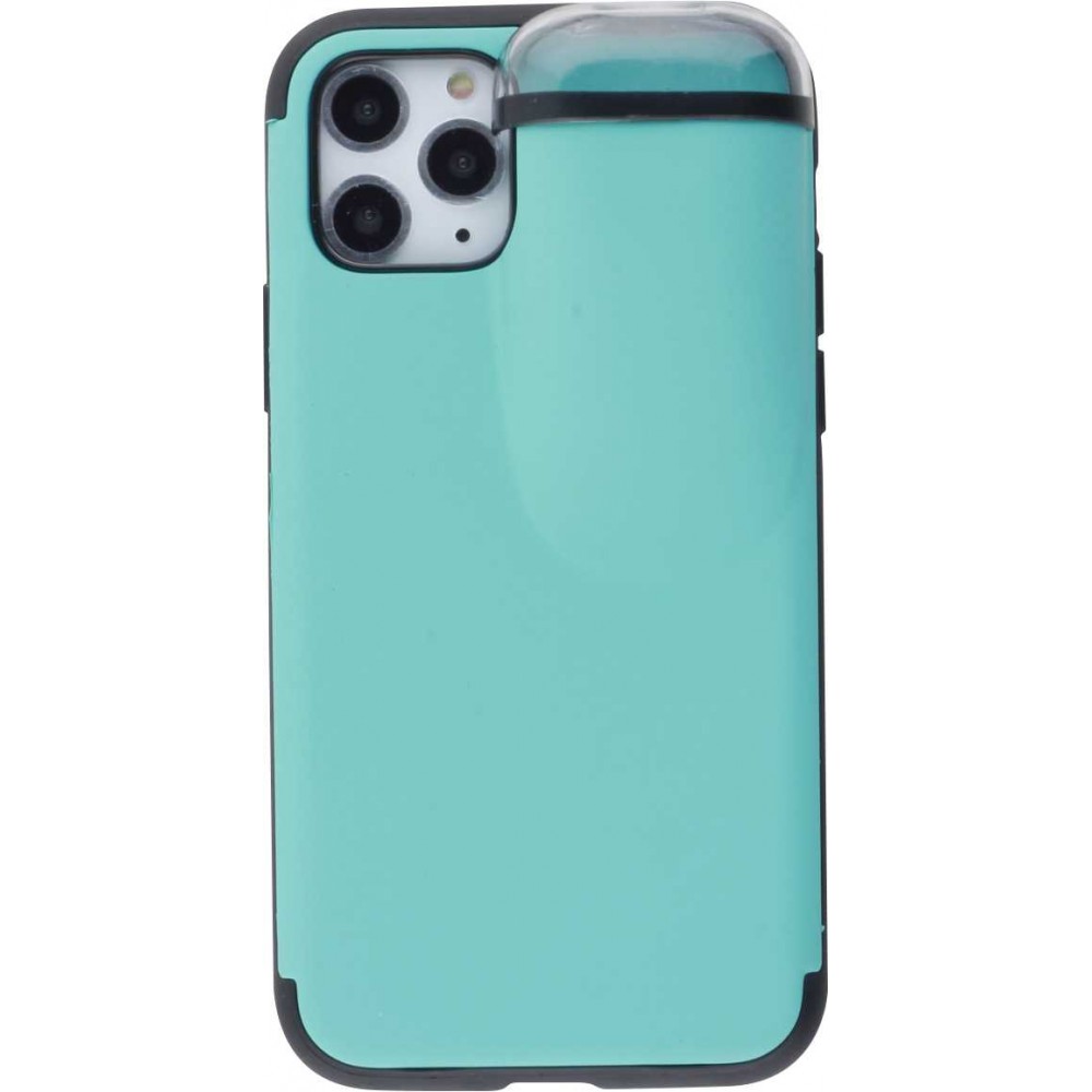 Coque iPhone 11 Pro - 2-In-1 AirPods - Turquoise