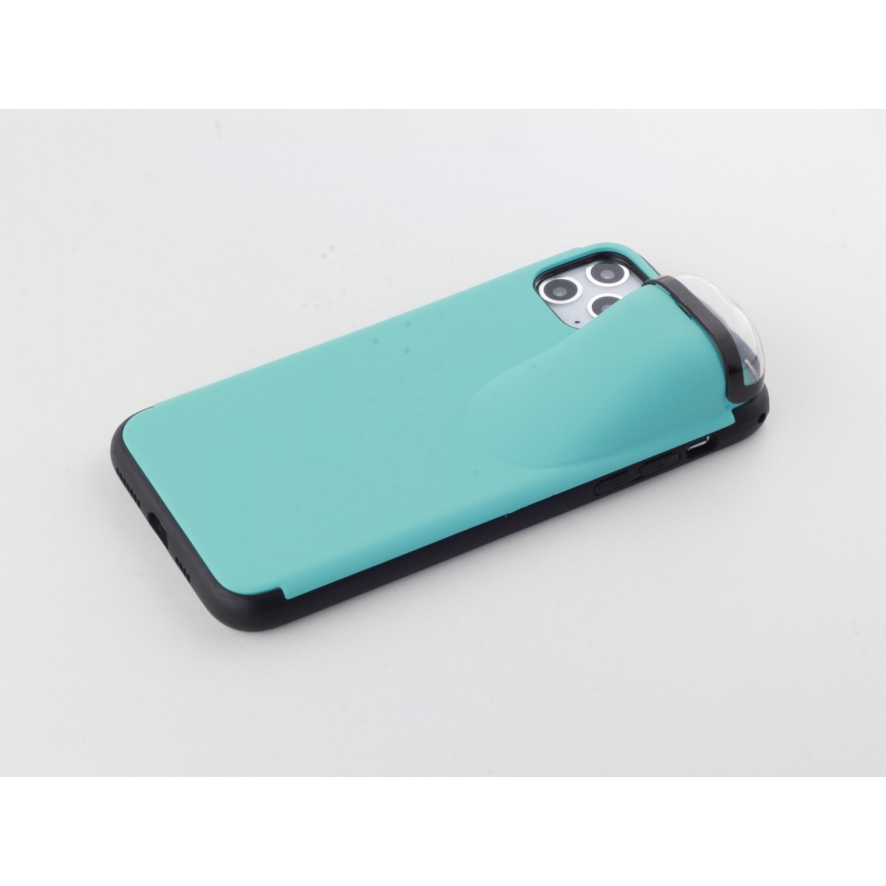 Coque iPhone 11 Pro Max - 2-In-1 AirPods - Turquoise