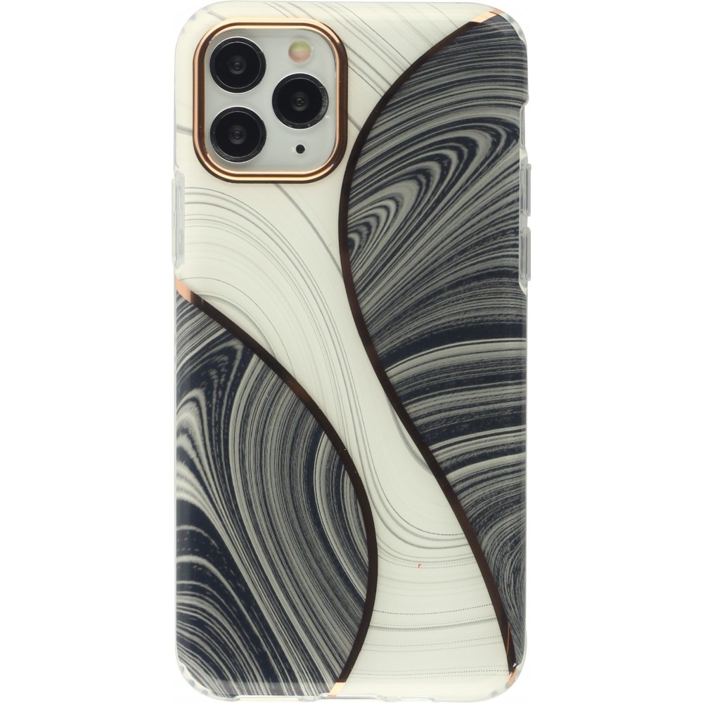 Hülle iPhone 11 Pro - Bright Line Kurve - Schwarz