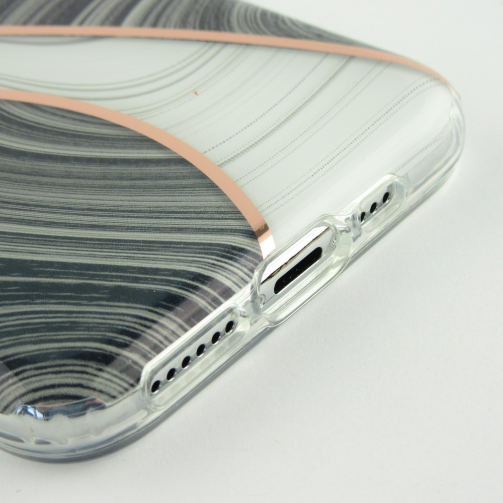 Hülle iPhone 11 Pro - Bright Line Kurve - Schwarz
