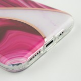 Hülle iPhone 11 Pro - Bright line Kurve - Rosa