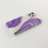 Coque iPhone 11 Pro - Bright line courbe - Violet