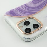 Coque iPhone 11 Pro - Bright line courbe - Violet