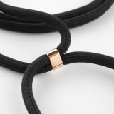 Hülle iPhone 11 Pro - Bio Eco-Friendly Vegan mit Handykette Necklace - Schwarz