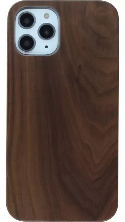 Coque iPhone 11 Pro - Bois Foncé