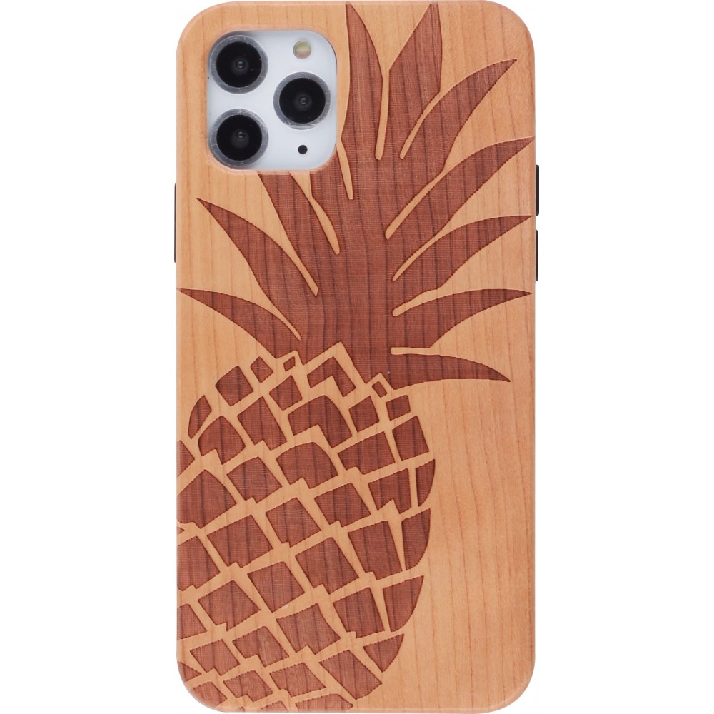Hülle iPhone 11 Pro - Holz ananas