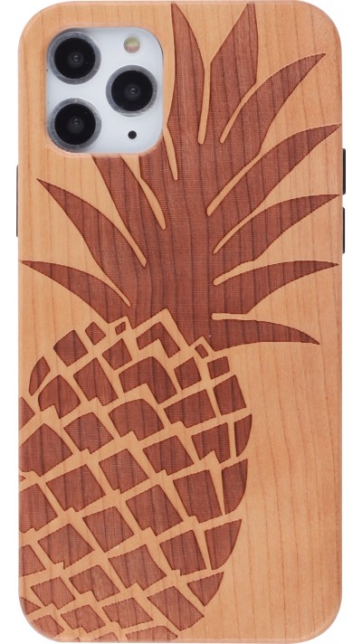 Hülle iPhone 11 Pro - Holz ananas