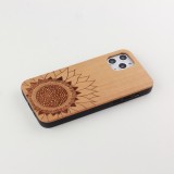 Hülle iPhone 11 Pro - Holz Sonnenblume
