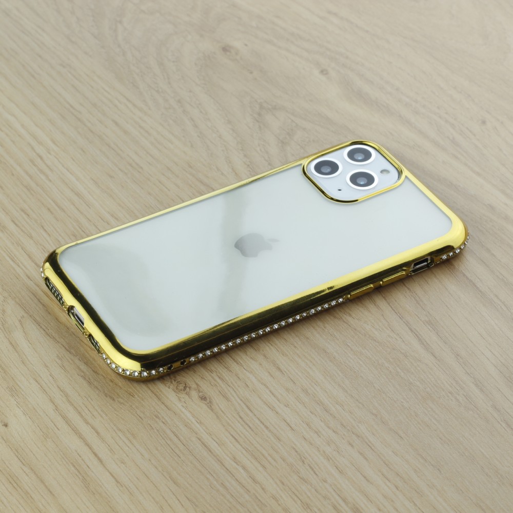 Coque iPhone 11 Pro Max - Bumper Diamond - Or