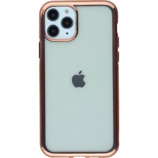 Coque iPhone 11 Pro Max - Bumper Diamond or - Rose