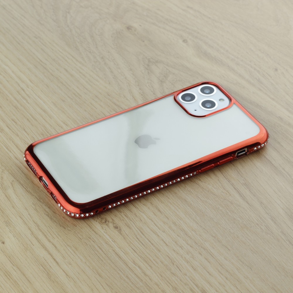 Coque iPhone 11 Pro Max - Bumper Diamond - Rouge