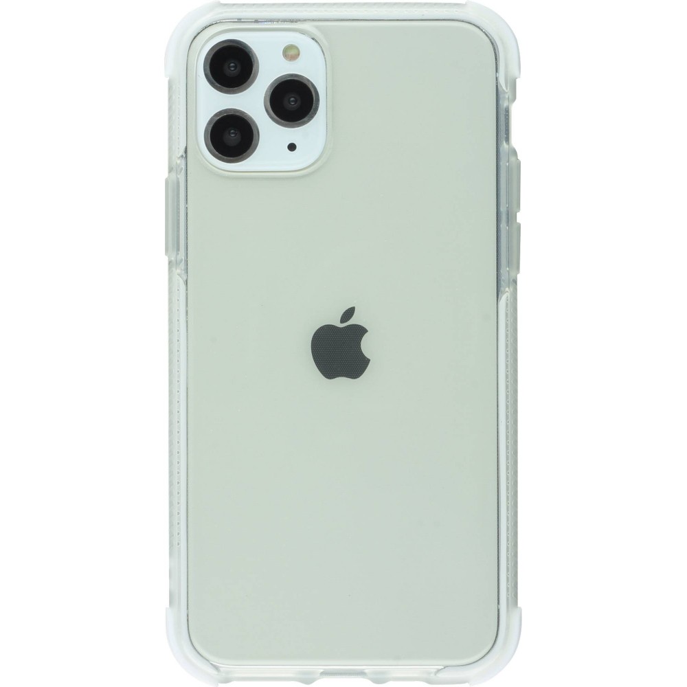 Coque iPhone 11 - Bumper Stripes - Blanc