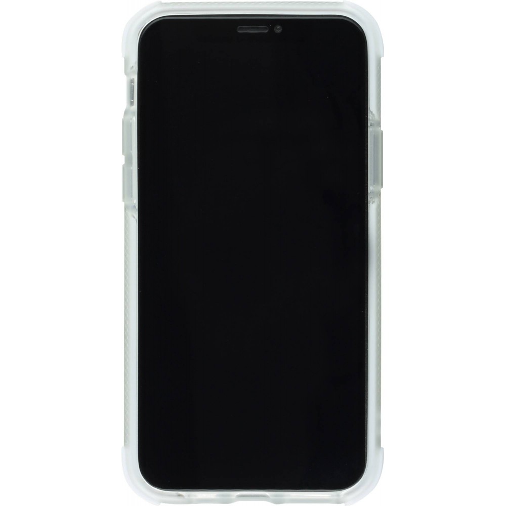 Coque iPhone 11 Pro Max - Bumper Stripes - Blanc