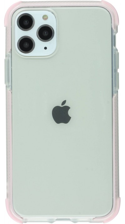 Coque iPhone 11 - Bumper Stripes - Rose