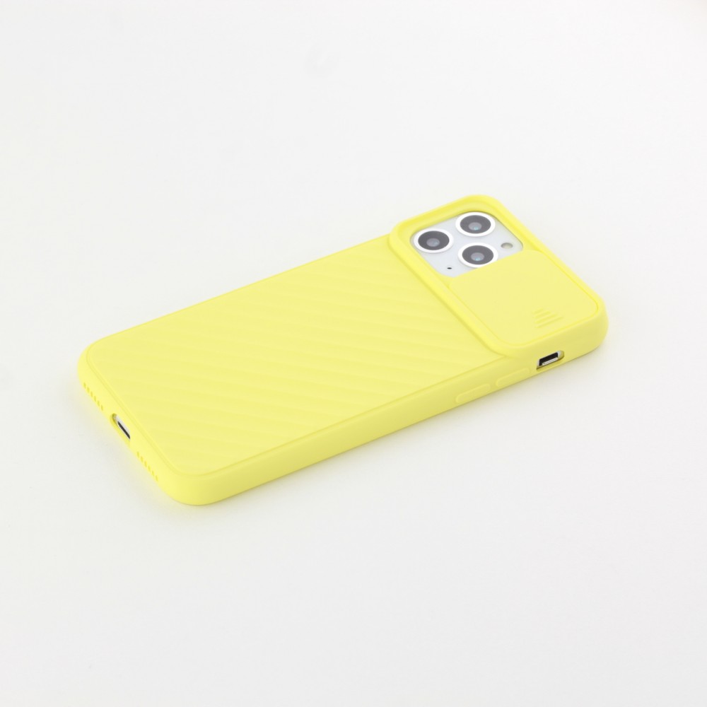 Coque iPhone 11 Pro Max - Caméra Clapet jaune