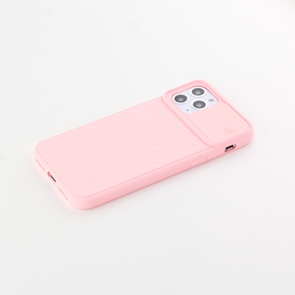 Coque iPhone 11 Pro - Caméra Clapet - Rose clair