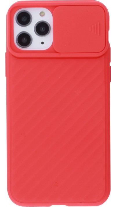 Coque iPhone 11 Pro Max - Caméra Clapet - Rouge