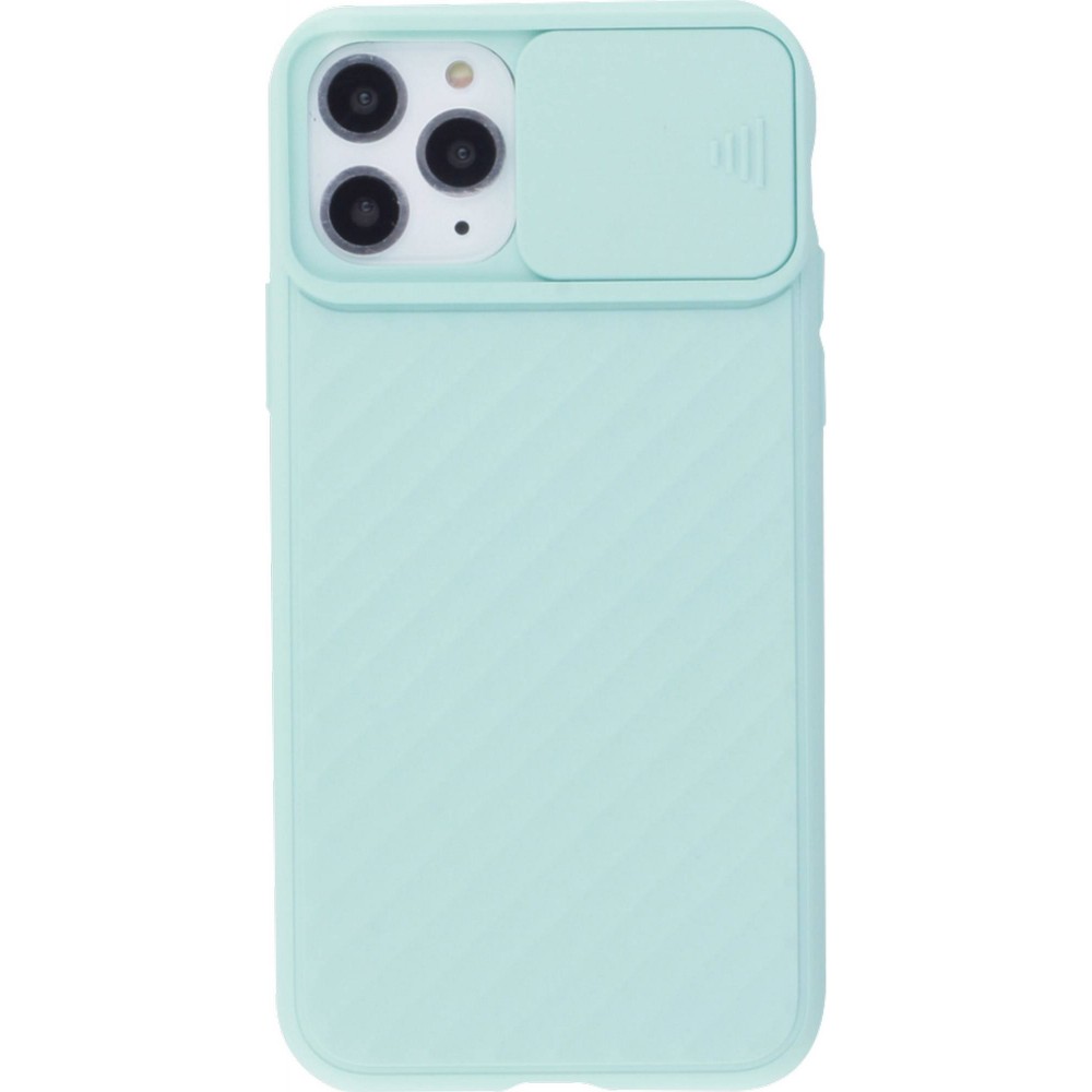 Coque iPhone 11 Pro Max - Caméra Clapet - Turquoise