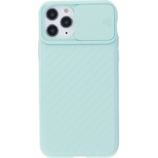 Coque iPhone 11 Pro - Caméra Clapet - Turquoise