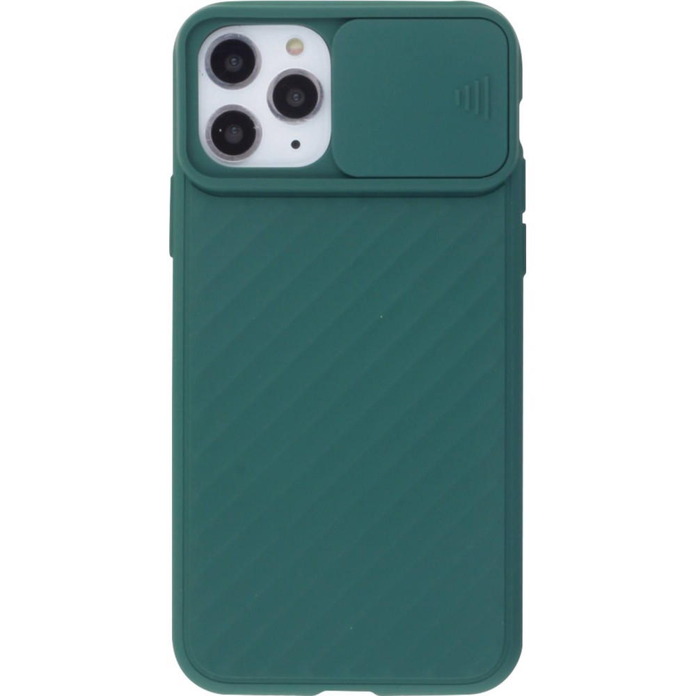 Coque iPhone 11 Pro - Caméra Clapet - Vert foncé