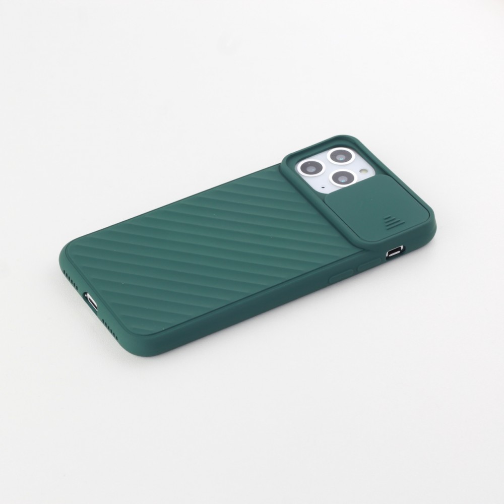 Coque iPhone 11 Pro Max - Caméra Clapet - Vert foncé