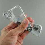 Coque iPhone 11 Pro - Clear crâne roses