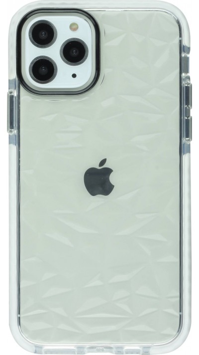 Coque iPhone 11 - Clear kaleido - Blanc