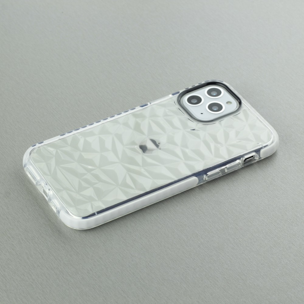 Coque iPhone 11 - Clear kaleido - Blanc