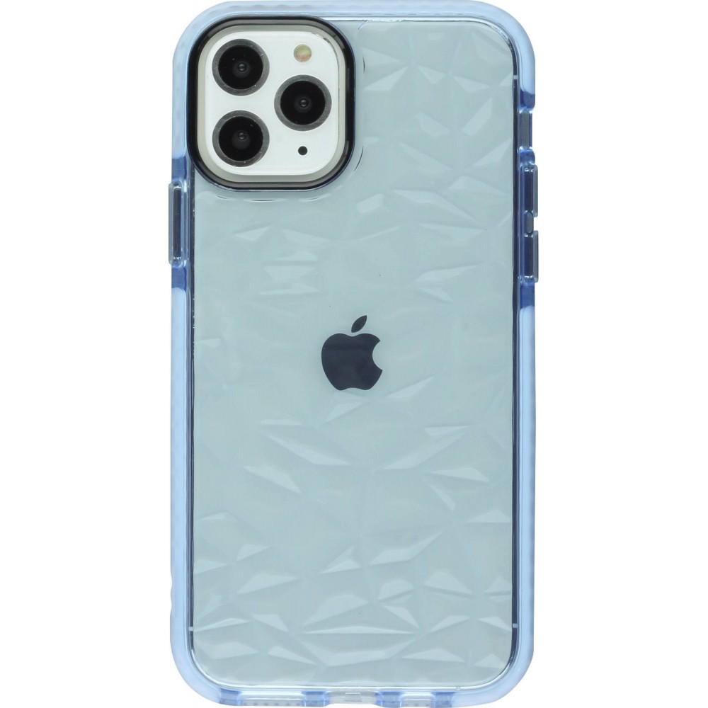 Coque iPhone 11 - Clear kaleido - Bleu