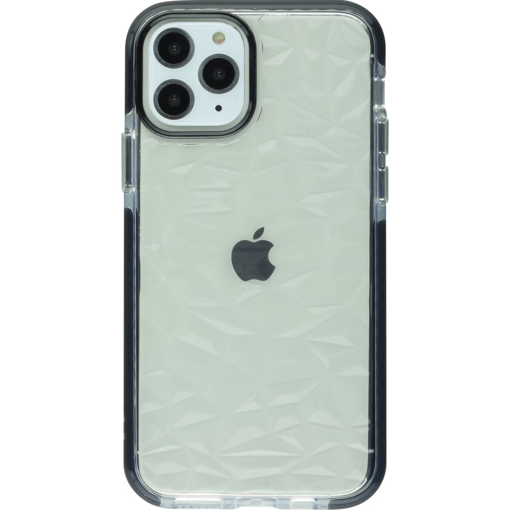 Coque iPhone 11 - Clear kaleido - Noir