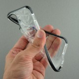 Coque iPhone 11 - Clear kaleido - Noir